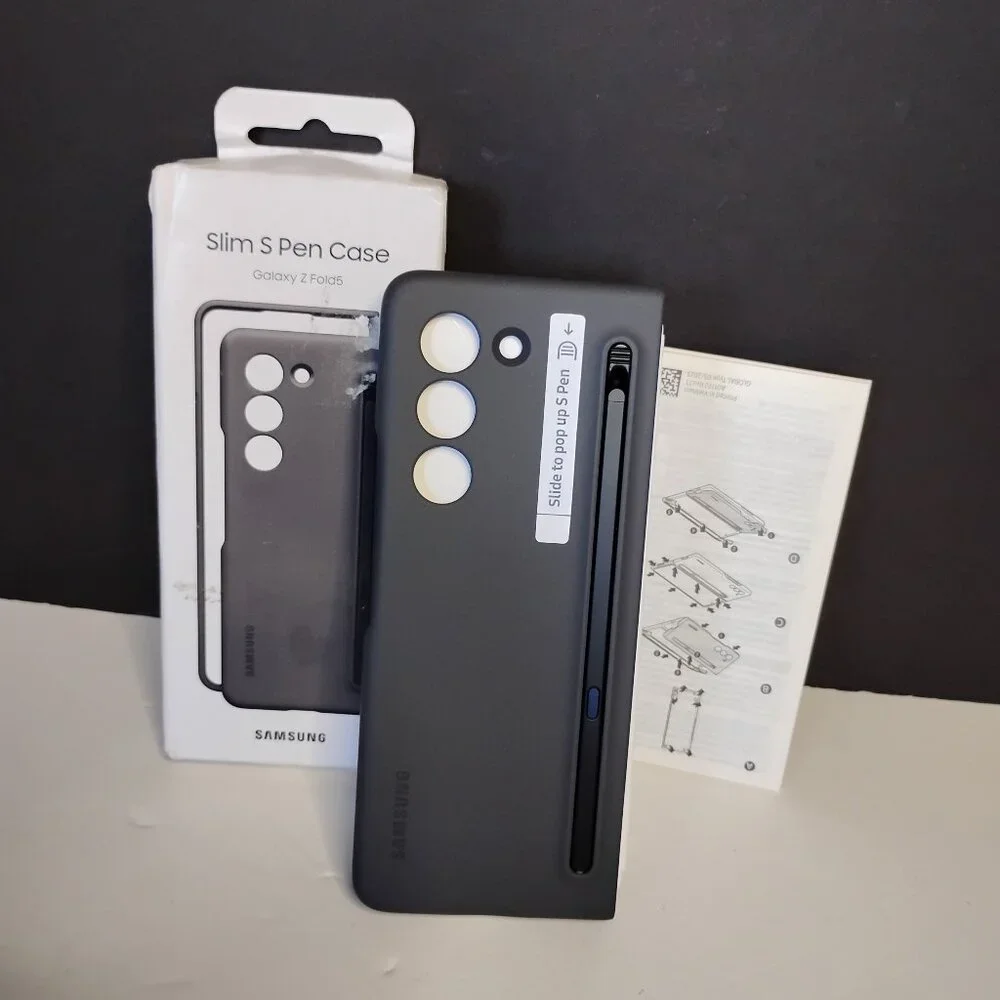 Galaxy Z Fold5 Slim S-pen Case, Graphite